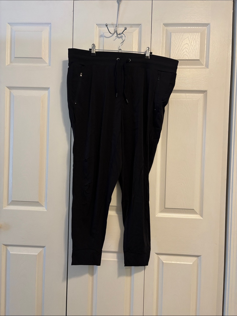 Black Drawstring Jogger Pants